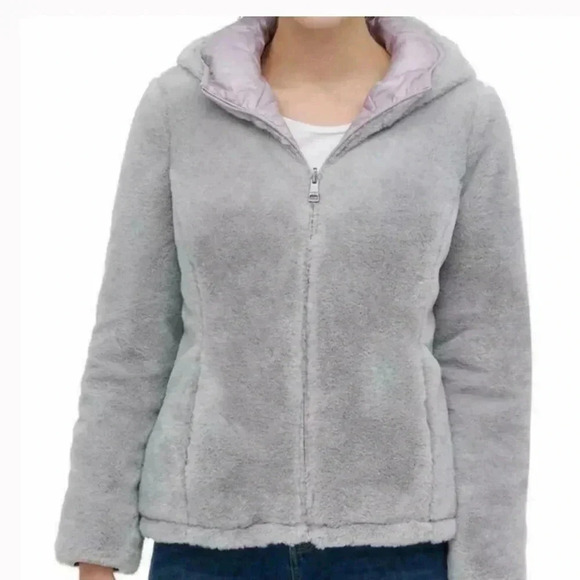 Andrew Marc Reversible Jacket In Shine Lavender Size Medium - Picture 3 of 7